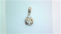 Charm Femme Animaletti in Or rosé Diamante COCCINELLA DIA CT 0.04 G/VS